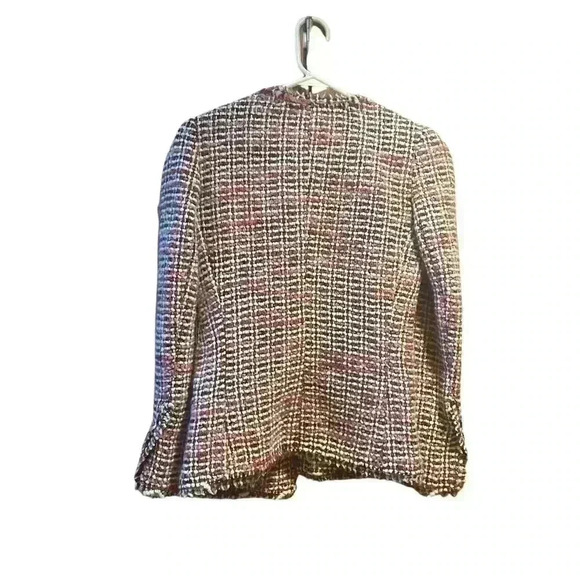 NEW Isabel Marant Penia Tweed Pink Black Blazer Jacket Size 34 French US 2 - Picture 7 of 16